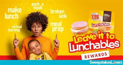 lunchables sweepstakes|Lunchables Is Giving Families a Chance To Win $10,000 and.